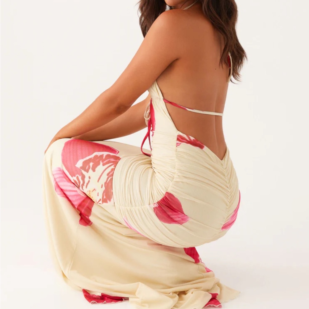 Peppermayo Hollywood Maxi Dress- Orchid Yellow - Picture 5 of 12